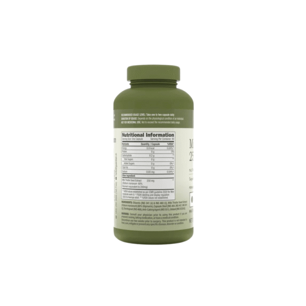 GNC Milk Thistle 250mg | 90 capsules - Image 2