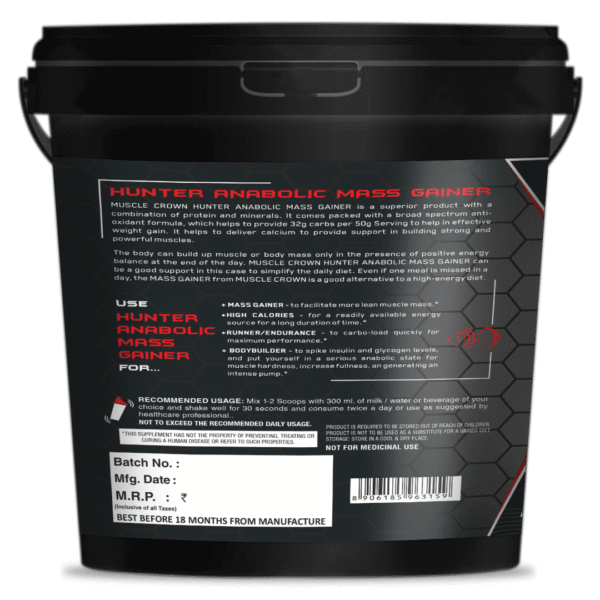 Hunter Anabolic Mass Gainer - Image 3