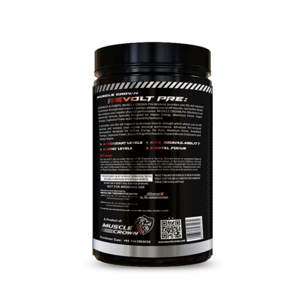 Muscle Crown Revolt Pre Workout 33 Serving - Image 2