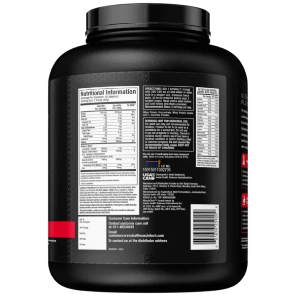 Muscletech Nitrotech Ripped | 4Lb - Image 2