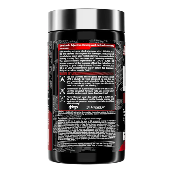 Nutrex Research Lipo-6 Black UC Fat Burner | 60 Capsules - Image 3