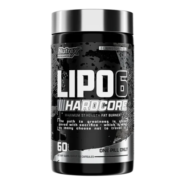 Nutrex Research Lipo-6 Hardcore Fat Burner | 60 Capsule