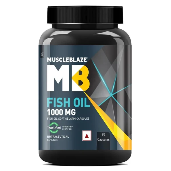 Muscleblaze Fish Oil - 60 softgels