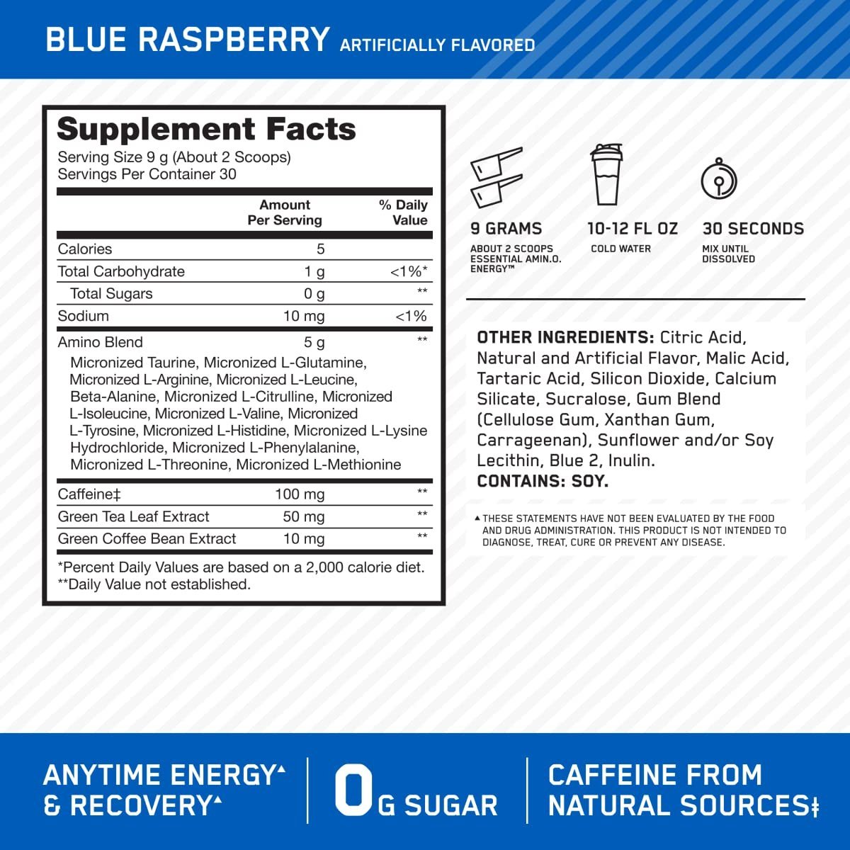 ON Amino Energy – Optimum Nutrition – image 2 | Supplementro