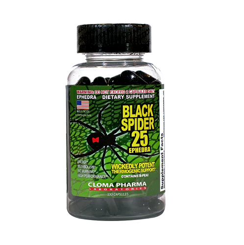 Black Spider Fat Burner by Cloma Pharma | Supplementro