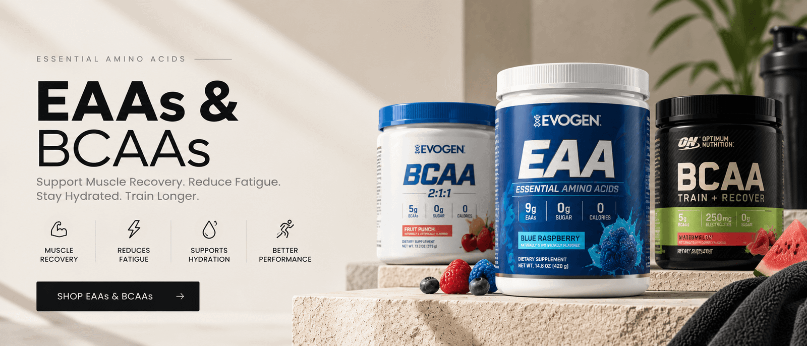 EAAs & BCAAs Recovery Essentials
