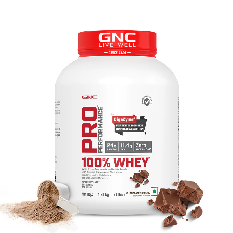 GNC Pro Performance 100% Whey Protein | Supplementro