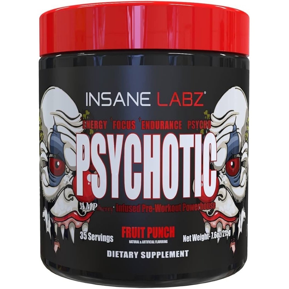 Insane Labs Psychotic pre workout tub