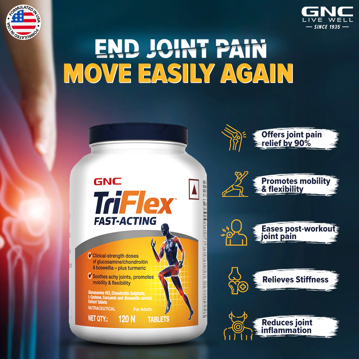 GNC Triflex Fast Acting – image 2 | Supplementro