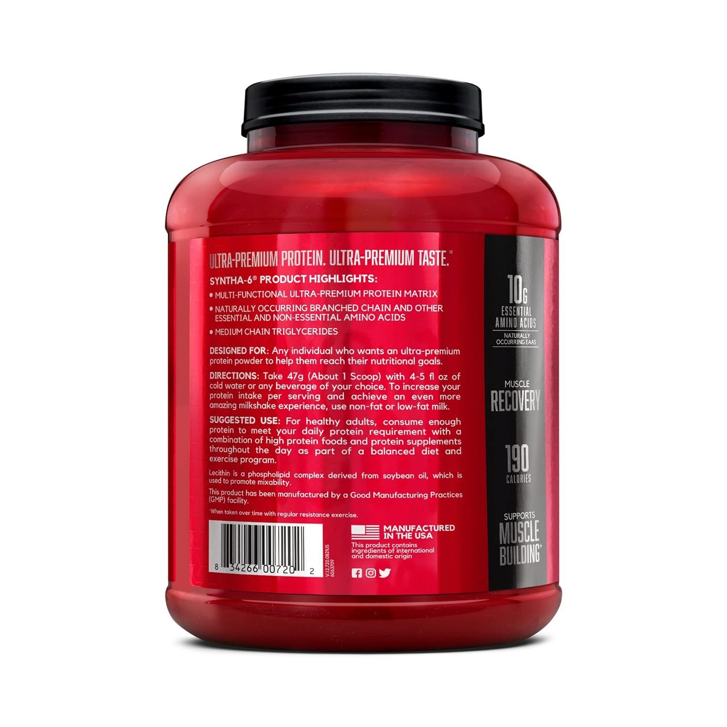 BSN Syntha 6 – Chocolate Milkshake – image 2 | Supplementro